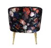 ACME Colla Accent Chair, Black Velvet & Gold 59817