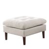 [Video] Welike Modern Fabric Single Sofa Chair, Living room chair, Comfortable Armchair with Solid Wood Legs, Tufted Chair for Reading or Lounging