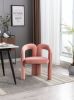 COOLMORE Contemporary Designed Fabric Upholstered Accent/Dining Chair /Barrel Side Chairs Kitchen Armchair for Living Room set of 2