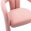 COOLMORE Contemporary Designed Fabric Upholstered Accent/Dining Chair /Barrel Side Chairs Kitchen Armchair for Living Room set of 2