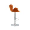 COOLMORE Swivel Bar Stools Set of 2 Adjustable Counter Height Chairs with Footrest for Kitchen, Dining Room