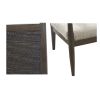 Lillie Handcrafted Seagrass Back Armchair with Removable Seat Cushion and Back Pillow