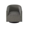 Garland Charcoal Wood Base Swivel Chair