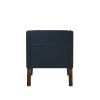 Beatriz Vegan Leather Armchair NAVY