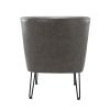Eustacio Side Chair-GREY