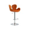 COOLMORE Swivel Bar Stools Set of 2 Adjustable Counter Height Chairs with Footrest for Kitchen, Dining Room