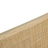 Short double decorative panel,Head board,Natural Rattan, for Bedroom, Living Room,Hallway