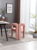 COOLMORE Contemporary Designed Fabric Upholstered Accent/Dining Chair /Barrel Side Chairs Kitchen Armchair for Living Room set of 2