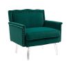 COOLMORE Accent Chair ,Living Room Chair / leisure single sofa with acrylic feet