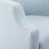 Isabelle Sky Blue Swivel Glider Barrel Chair