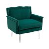 COOLMORE Accent Chair ,Living Room Chair / leisure single sofa with acrylic feet