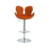 COOLMORE Swivel Bar Stools Set of 2 Adjustable Counter Height Chairs with Footrest for Kitchen, Dining Room