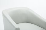 Garland Dove Grey Wood Base Swivel Chair