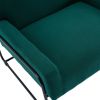 COOLMORE Accent Chair - Modern Industrial Slant Armchair with Metal Frame - Premium High Density Soft Single chair for Living Room Bedroom