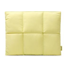 Fashion Simple Solid Colour Laptop Inner Bag (Option: Summer Lemon Yellow-14inch)
