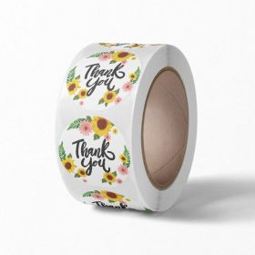 E-Commerce Thank You Thank Thank You Adhesive Sticker (Option: J057-25mm 500 Pieces)