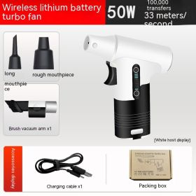 Handheld Turbofan Violent Fan Strong (Option: 100000 Turn Gray)