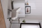 Modern Mid Century Chair velvet Sherpa Armchair for Living Room Bedroom Office Easy Assemble(Beige)