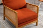 COOLMORE Wood Frame Armchair, Modern Accent Chair Lounge Chair for Living Room