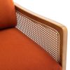 COOLMORE Wood Frame Armchair, Modern Accent Chair Lounge Chair for Living Room