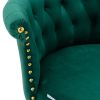 COOLMORE Swivel Bar Stools with Backrest Footrest , with a fixed height of 360 degrees