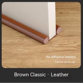 Sound Insulation Sealing Strip For Doors, Windows, Rooms, And Doors (Color: BROWN)